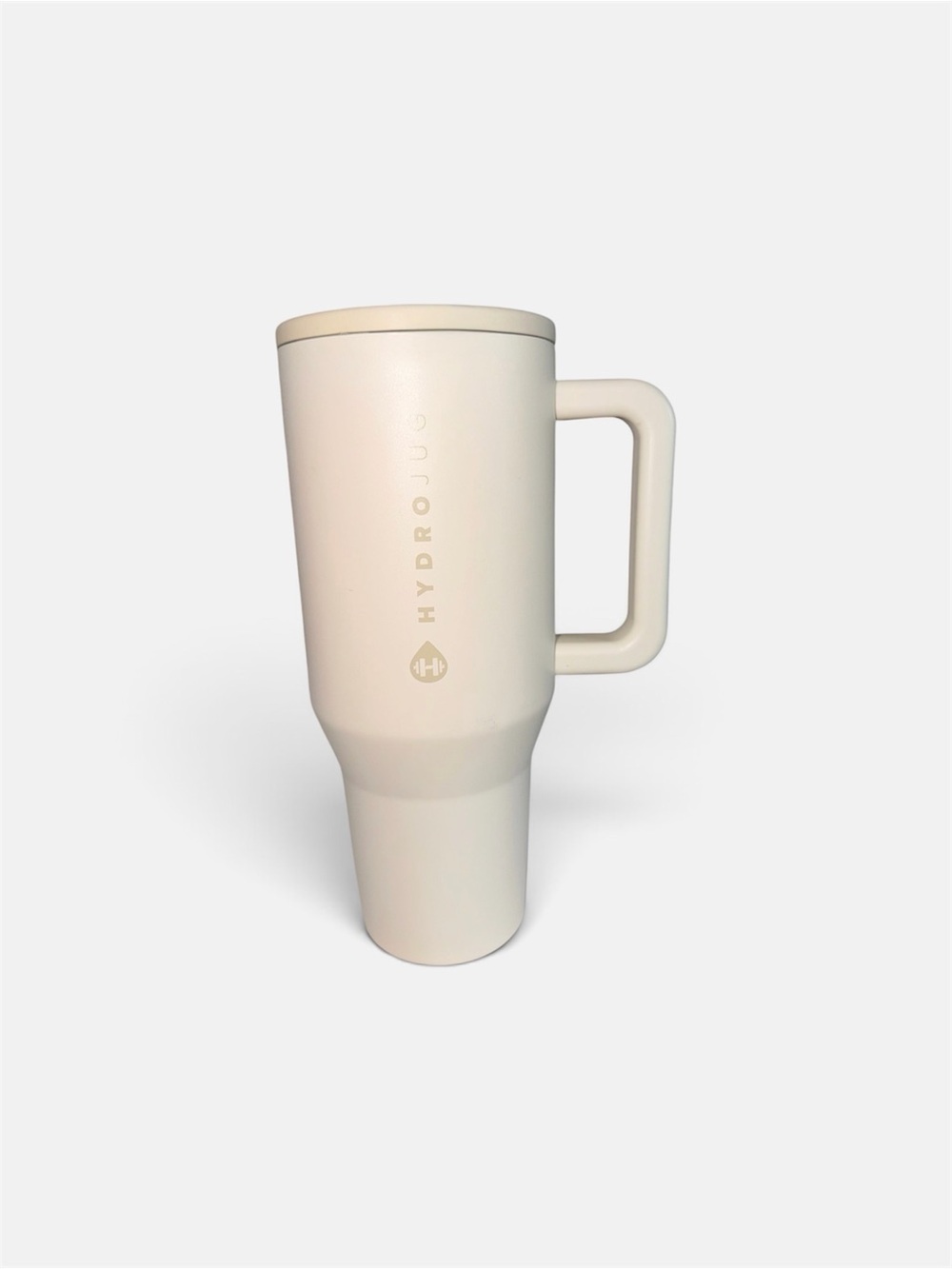 HydroJug Cream Insulated Travel Tumbler with Handle